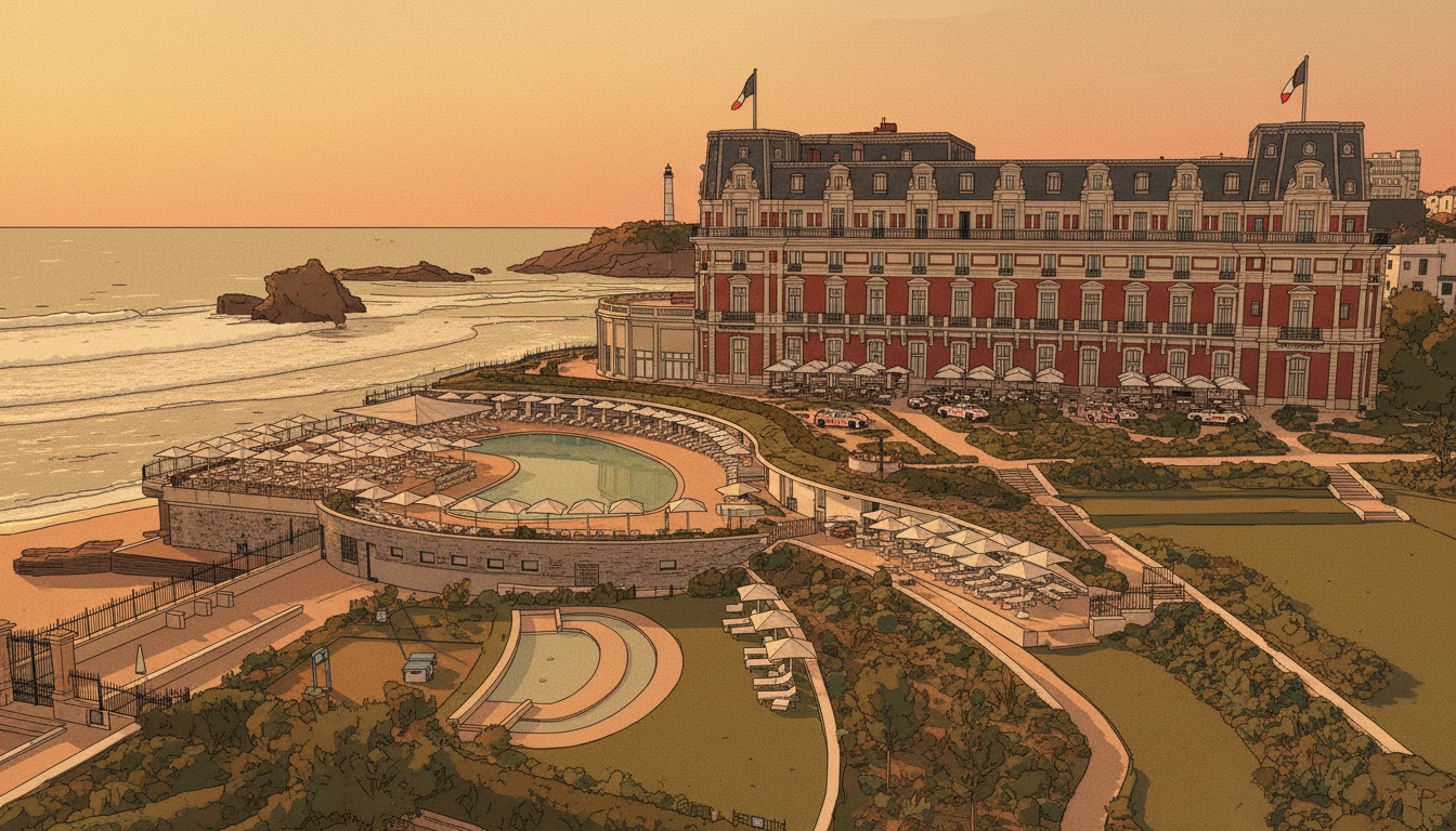 Coast road to Biarritz — the Atlantic arrival